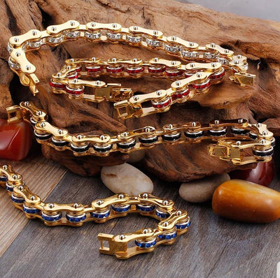 PULSERA CADENA BRILLANTES