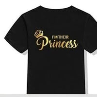 CAMISETAS KING & QUEEN & PRINCESS & PRINCE