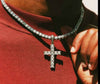 COLGANTE CRUZ HIP HOP CON CADENA TENNIS CHAIN