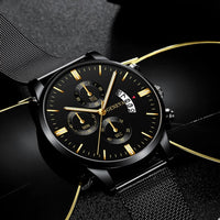 RELOJ GENEVA NEGRO HOMBRE