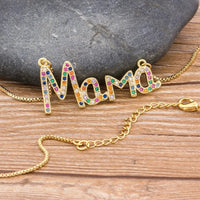 COLGANTE MAMA DISEÑO LETRA Y FLOR