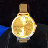 RELOJ SKYLINE MARIPOSA DORADO MUJER AJUSTABLE