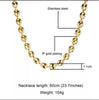 SET 2 CADENA Y PULSERA GRANOS DE CAFE