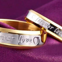 ANILLOS DE PAREJA FOREVER LOVE (FL)